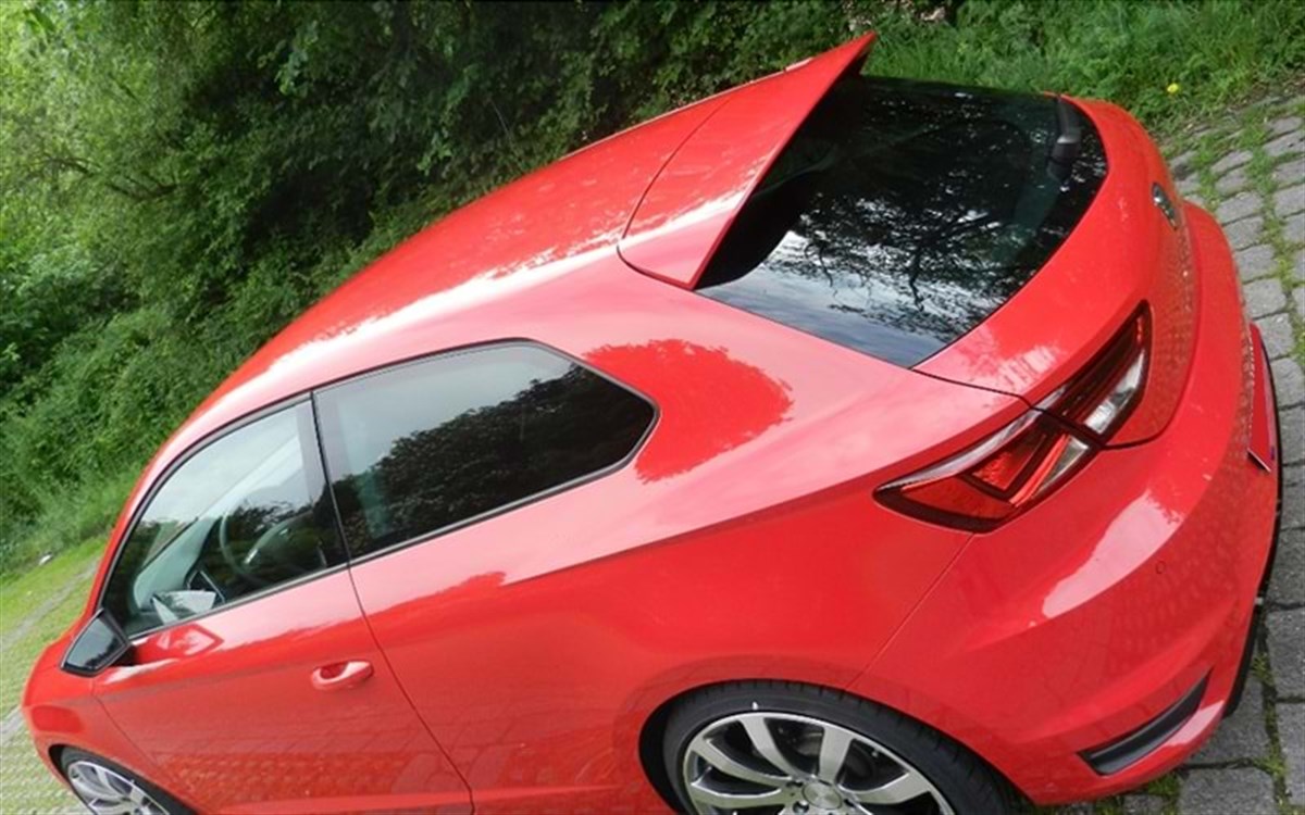 Leon Mk3 2 Doors FR Rear Spoiler Primered Fiberglass  2012-2020