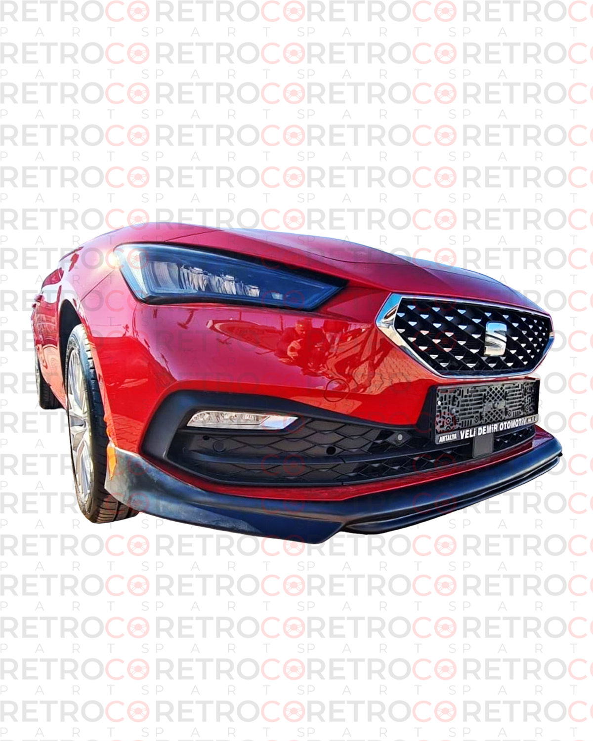 Leon Mk4 ABT Style Front Lip Raw Surface Vacuum Plastic  2020 - Later MK4 MK4 FL