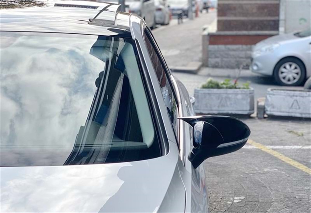 Passat B8 Batman Mirror Cover Piano Black  2015 ve Sonrası 2015 - 2019  Passat B8, B8 FL