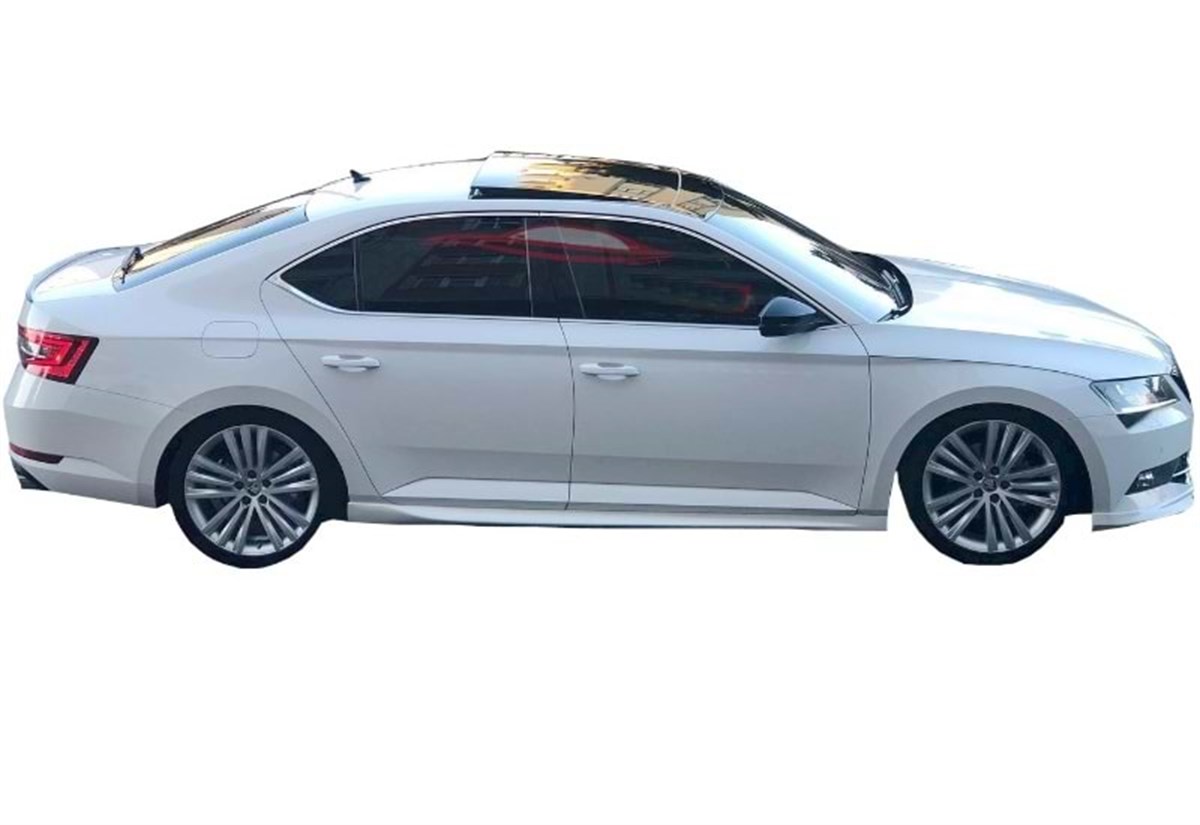 Superb B8 Custom Side Skirts Raw Surface Vacuum Plastic  2015 - Later MK3 MK3 FL