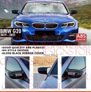 BMW G20 3 series 2019 2021 MIRROR COVER GLOSS BLACK 320i 330i 350i 340i 320d 325