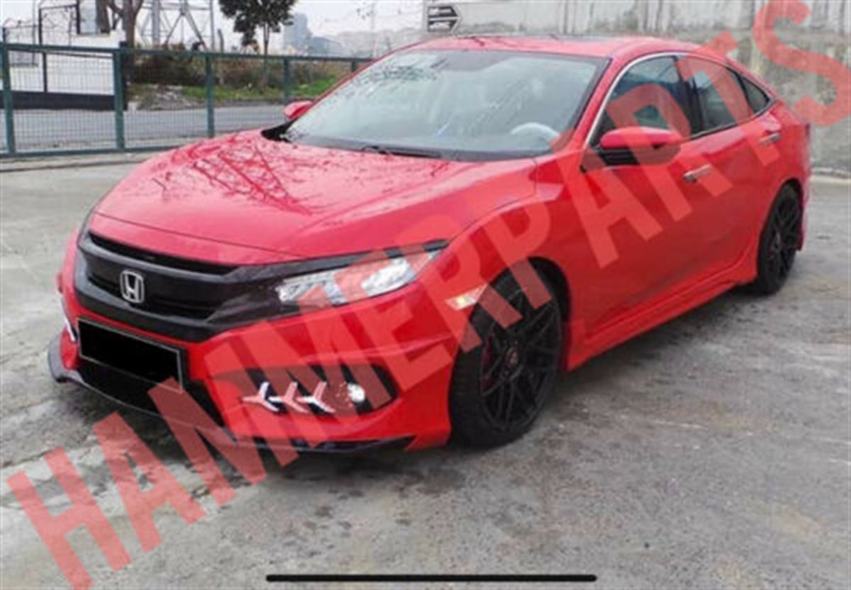 2015 2020 For Honda Civic Sedan 4 Dr Fc5 Turbo Style ABS Plastic PP Side Skirts