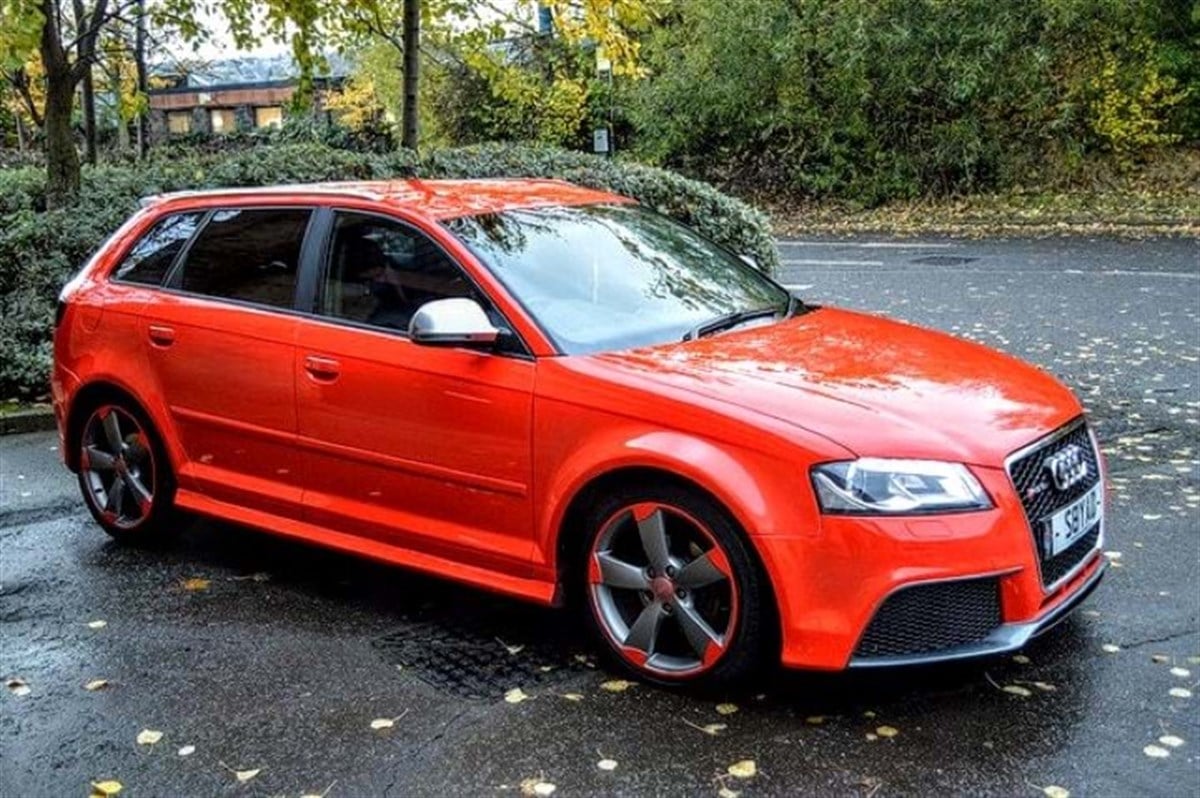 A3 8P RS3 Model Side Skirts Raw Surface Vacuum Plastic  2005-2008 8P FL1 (4 Door)
