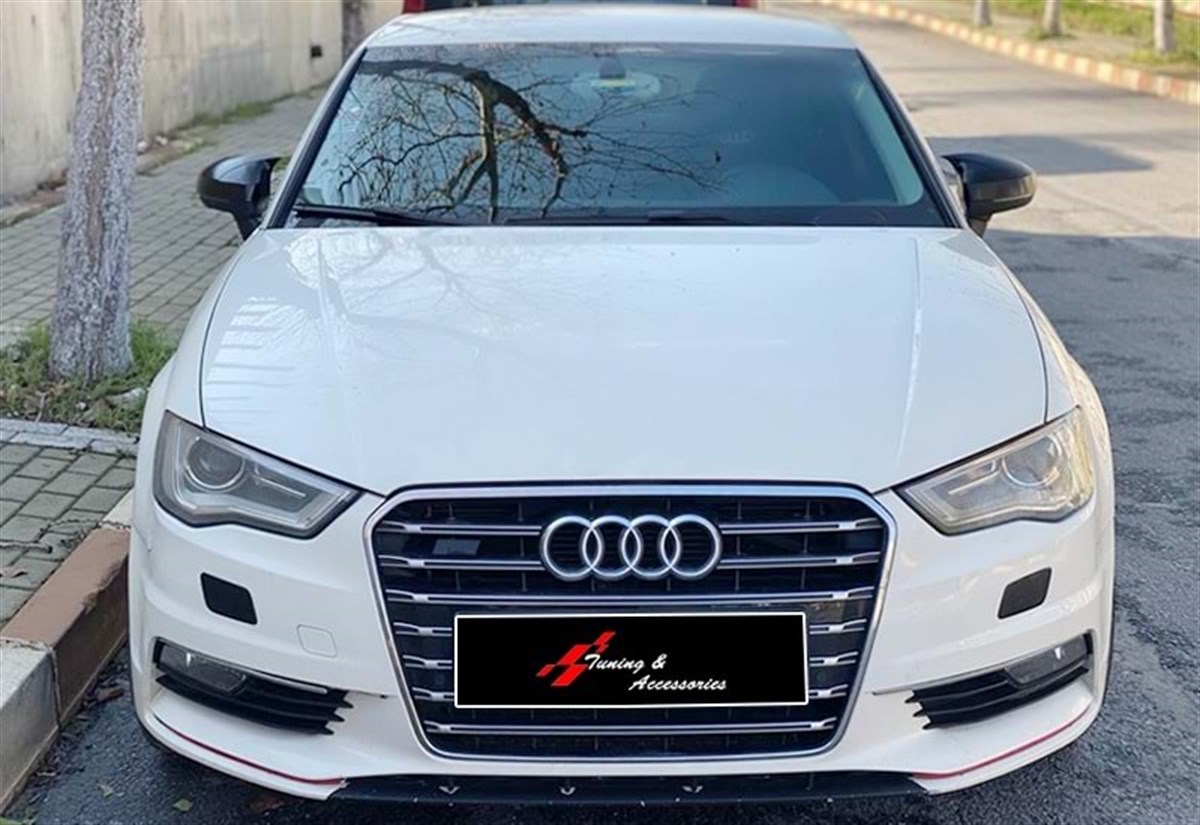 A3 8V Batman Mirror Cover Piano Black  2012-2019 8V - 8V FL (HB-Sedan)