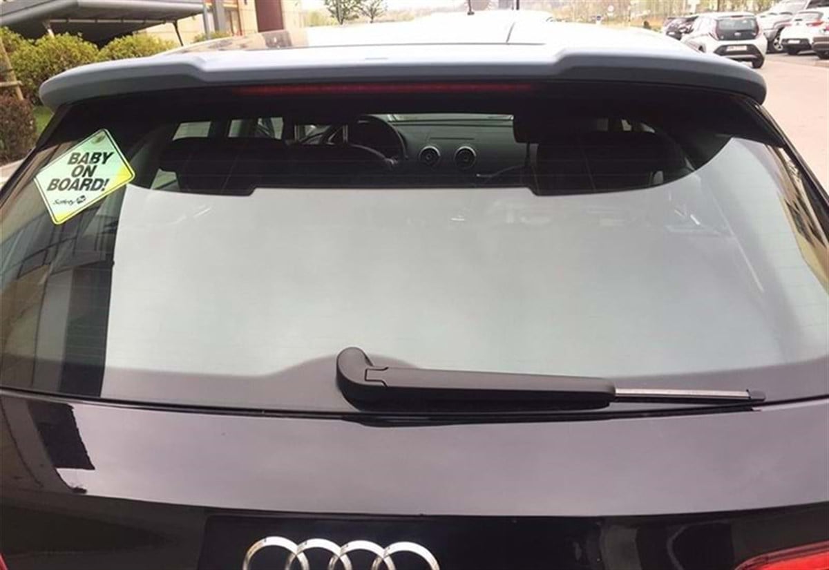 A3 8V RS3 Style Rear Spoiler Raw Surface ABS  2012-2016   8V (4 Door HB) Sportback