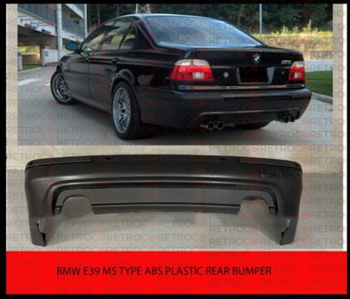 Abs Plastic For BMW e39 M5 sport rear bumper m5 look sport m tech m package