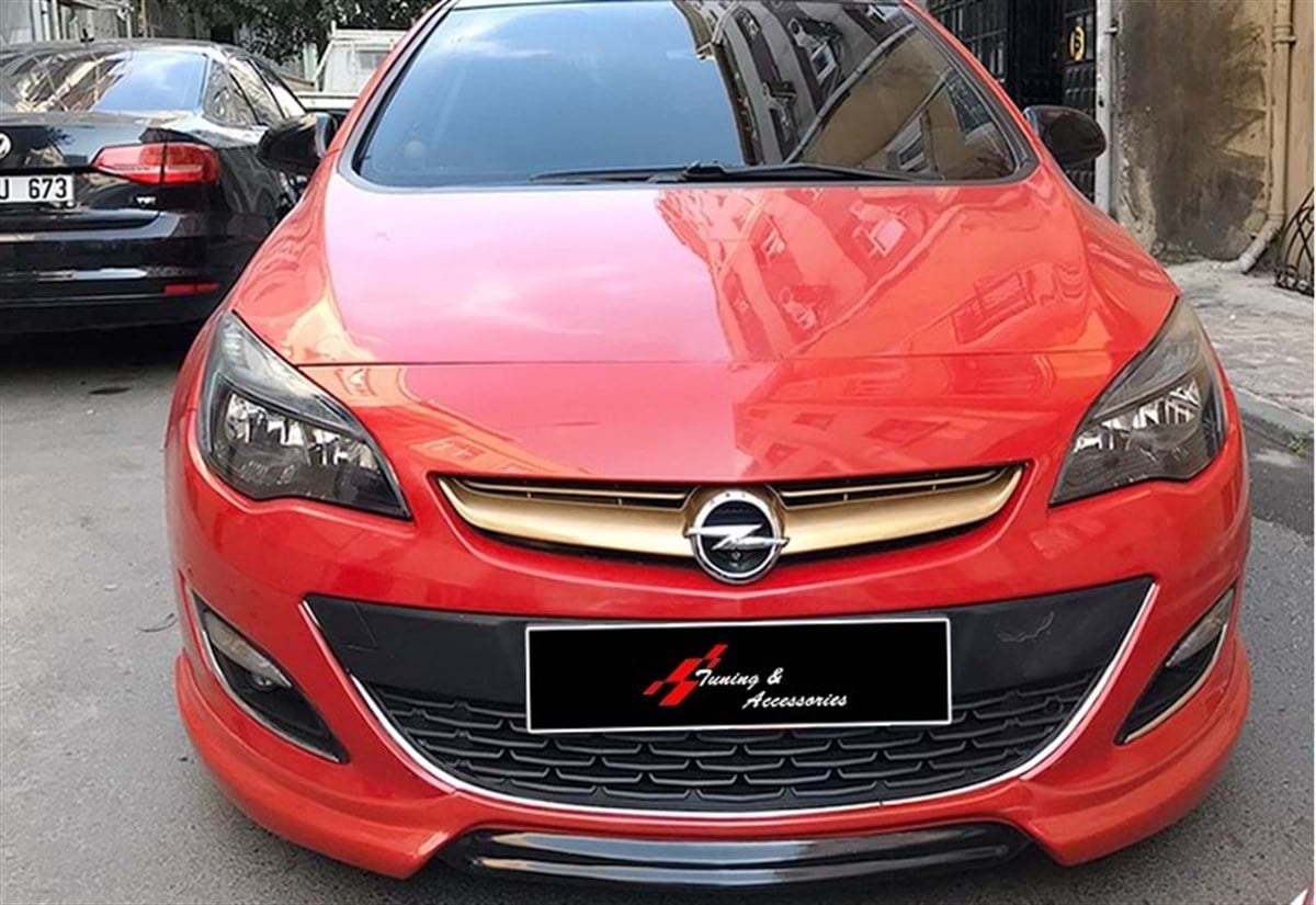 Astra J Rieger Model Front Lip Raw Surface Vacuum Plastic  2011-2020 2011 - 2012.2015 - . . . .  Astra J FL - HB, Sedan