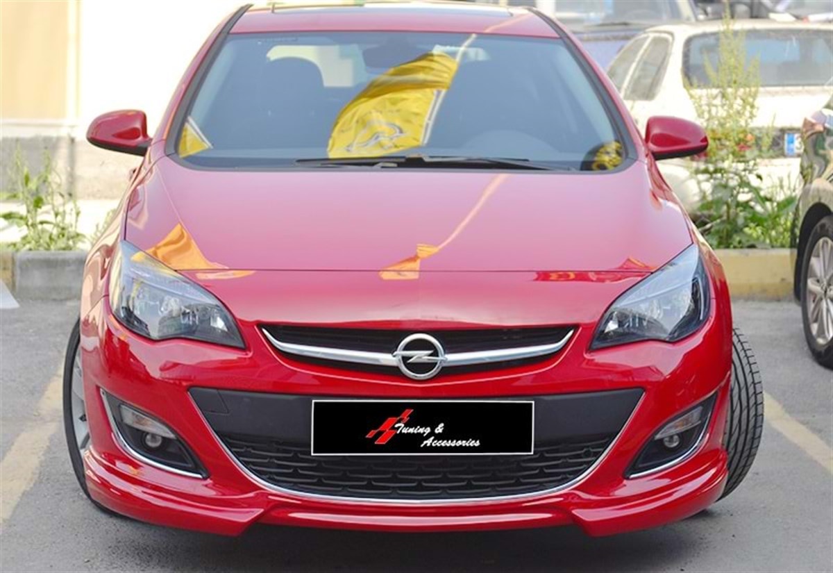 Astra J Rieger Model Front Lip Raw Surface Vacuum Plastic  2011-2020 2012-2020  J FL (HB - Sedan)