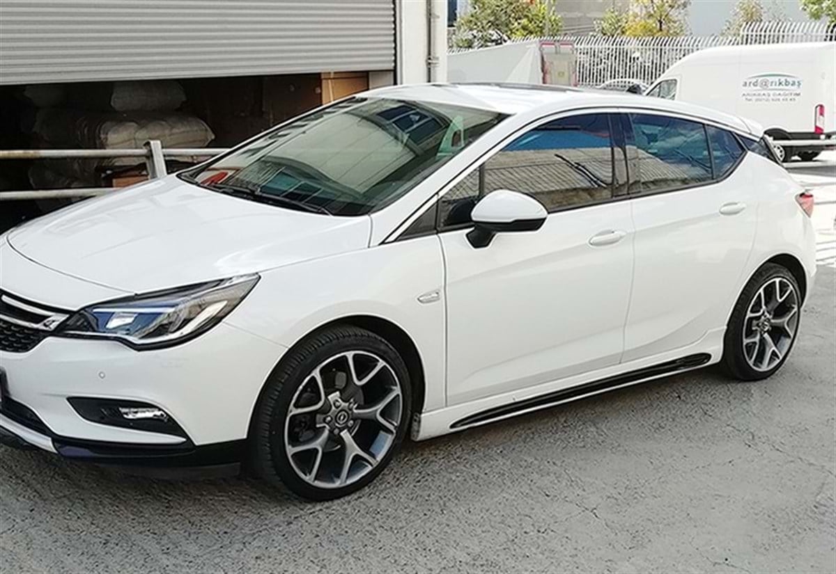 Astra K Sport Side Skirts Raw Surface Vacuum Plastic  2015-2021 (V2) 2015.2019 - 2019 . ....  Astra K, K FL