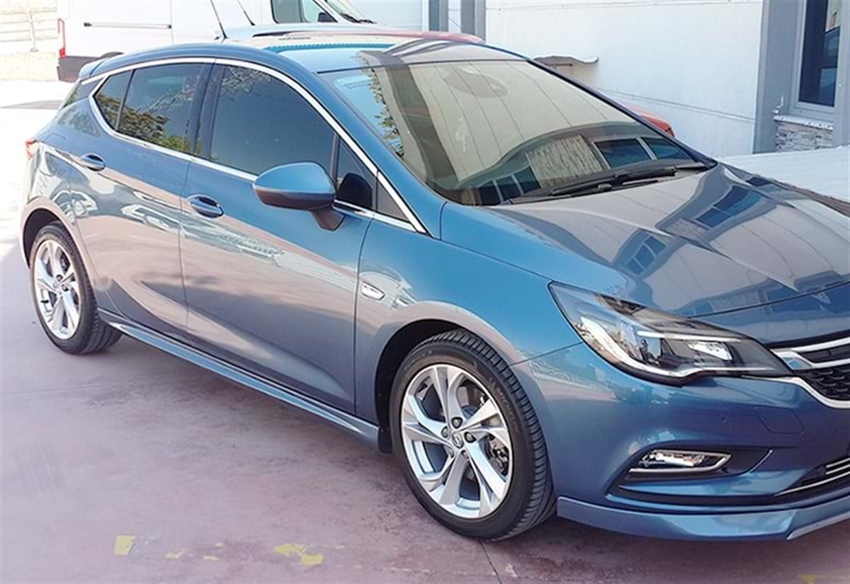 Astra K Trend Side Skirts Raw Surface Vacuum Plastic  2015-2021 2015.2019 - 2019 . ....  Astra K, K FL
