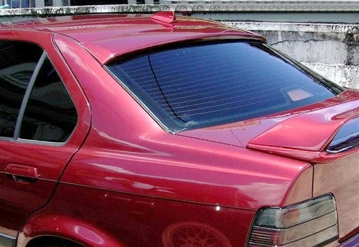 BMW E36 1990.2000 3S - Spoiler, Over Glass, ACS St., Raw Material Surface, ABS 1990-2000  E36 - E36 LCI (Sedan)