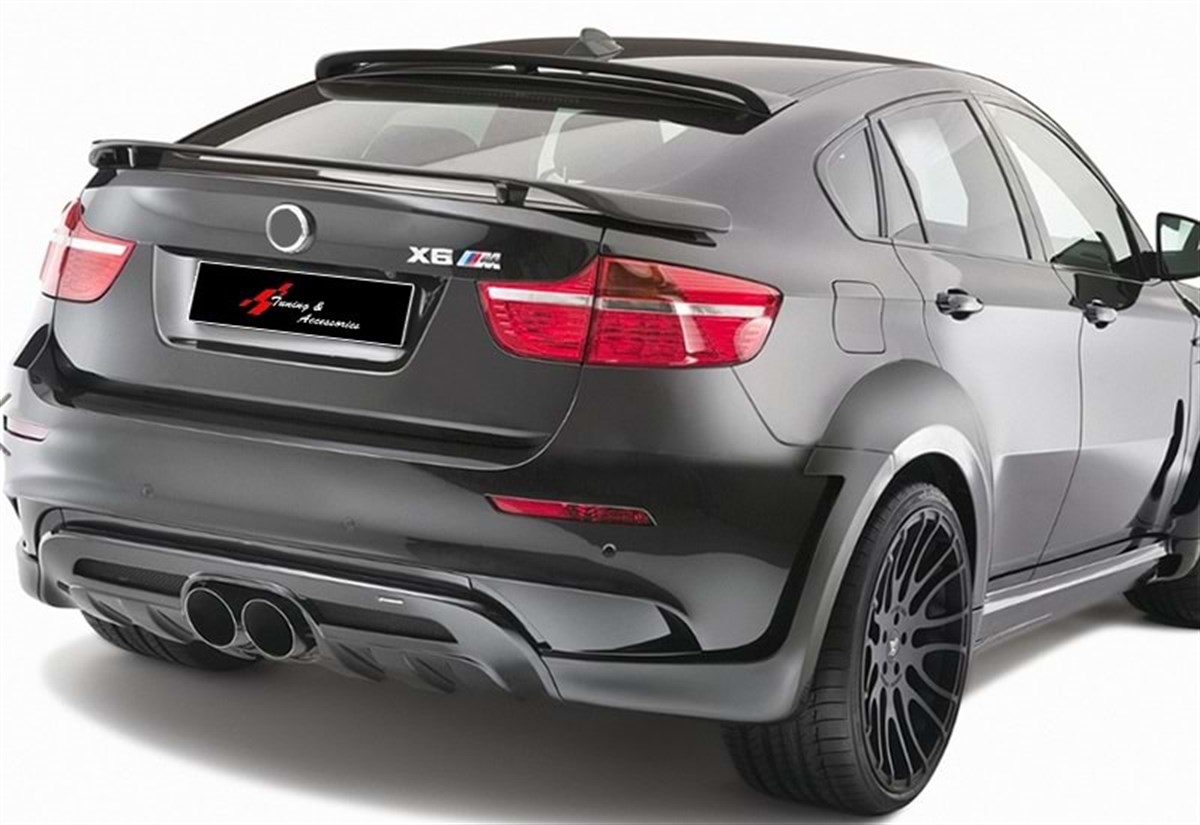 BMW E71 2008.2014 X6 - Spoiler, Over Glass, Hamann St., Raw Material Surface, ABS 2008-2014  E71
