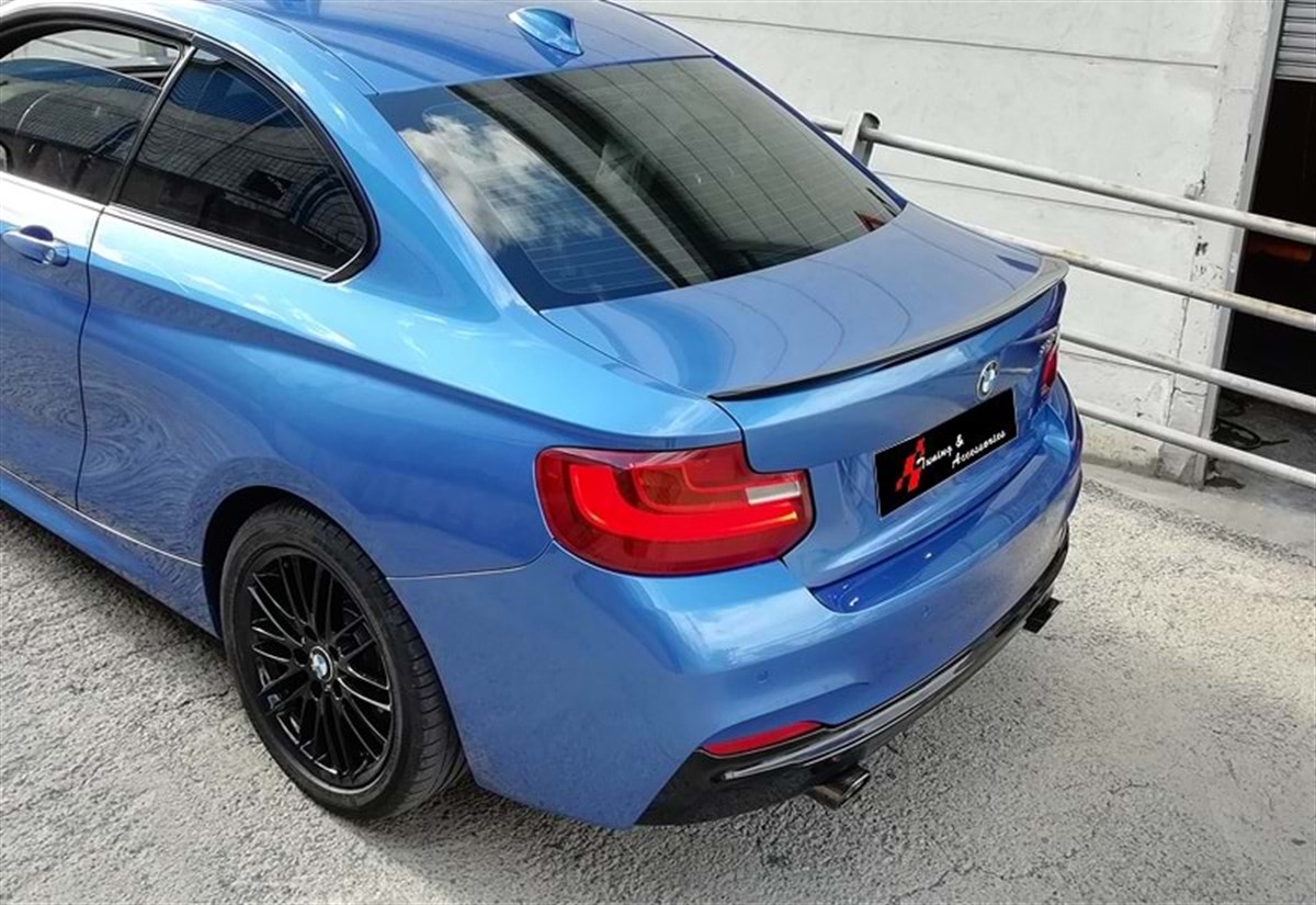 BMW F22 2013 22D - Spoiler, Trunk, Performance Dynamic St., Raw Material Surface, ABS 2013 Later  (2 Door Coupe)