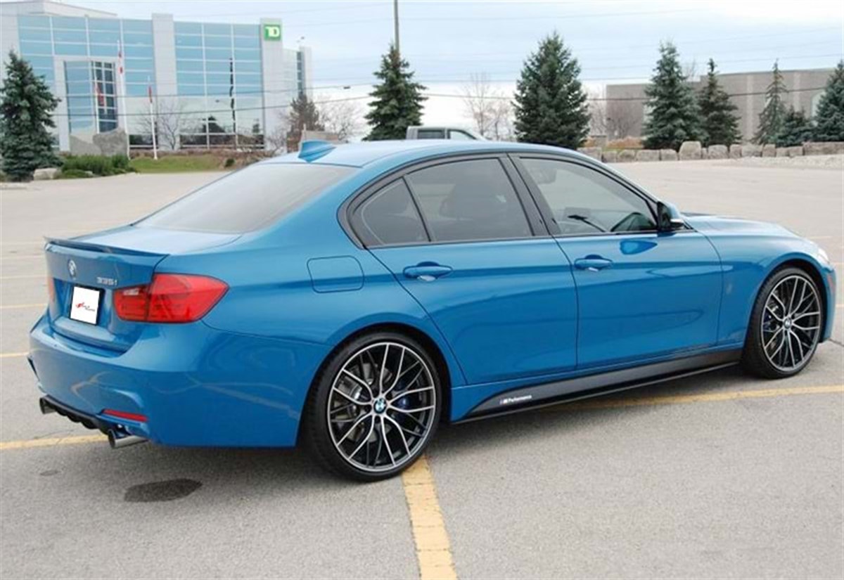 BMW F30 2012.2018 3S - Spoiler, Tailgate, M Performans St., Raw Material Surface, ABS 2012-2018  F30-F30 LCI