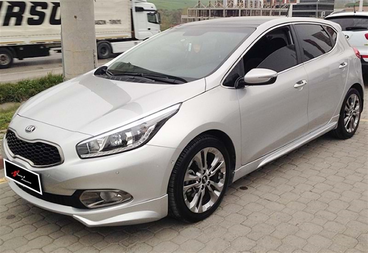 Ceed - Pro Ceed Twin Side Skirts Raw Surface Vacuum Plastic  2012-2015 JD