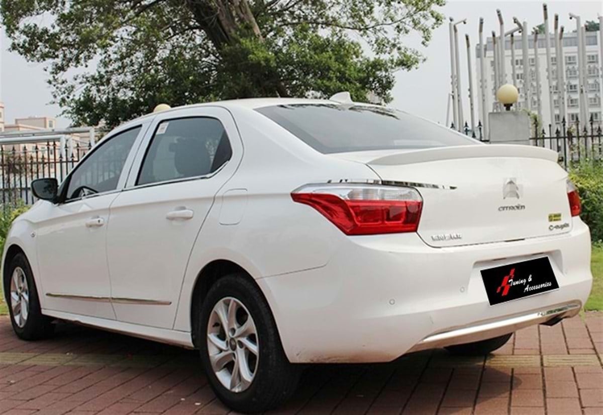 Citroen C Elysee 2013 - Spoiler, Trunk, Sport, Raw Material Surface, ABS 2013 Later