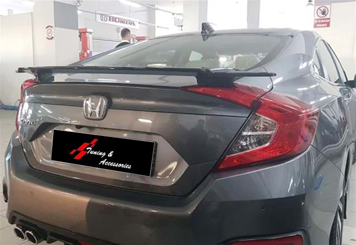 Civic FC5 Trunk Top WT Spoiler Unpainted ABS  2016-2021