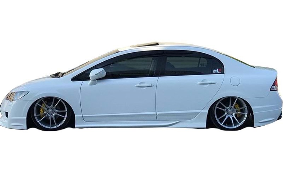 Civic FD6 Custom Side Skirts Raw Surface Vacuum Plastic  2006-2011 FD6 - FD6 FL