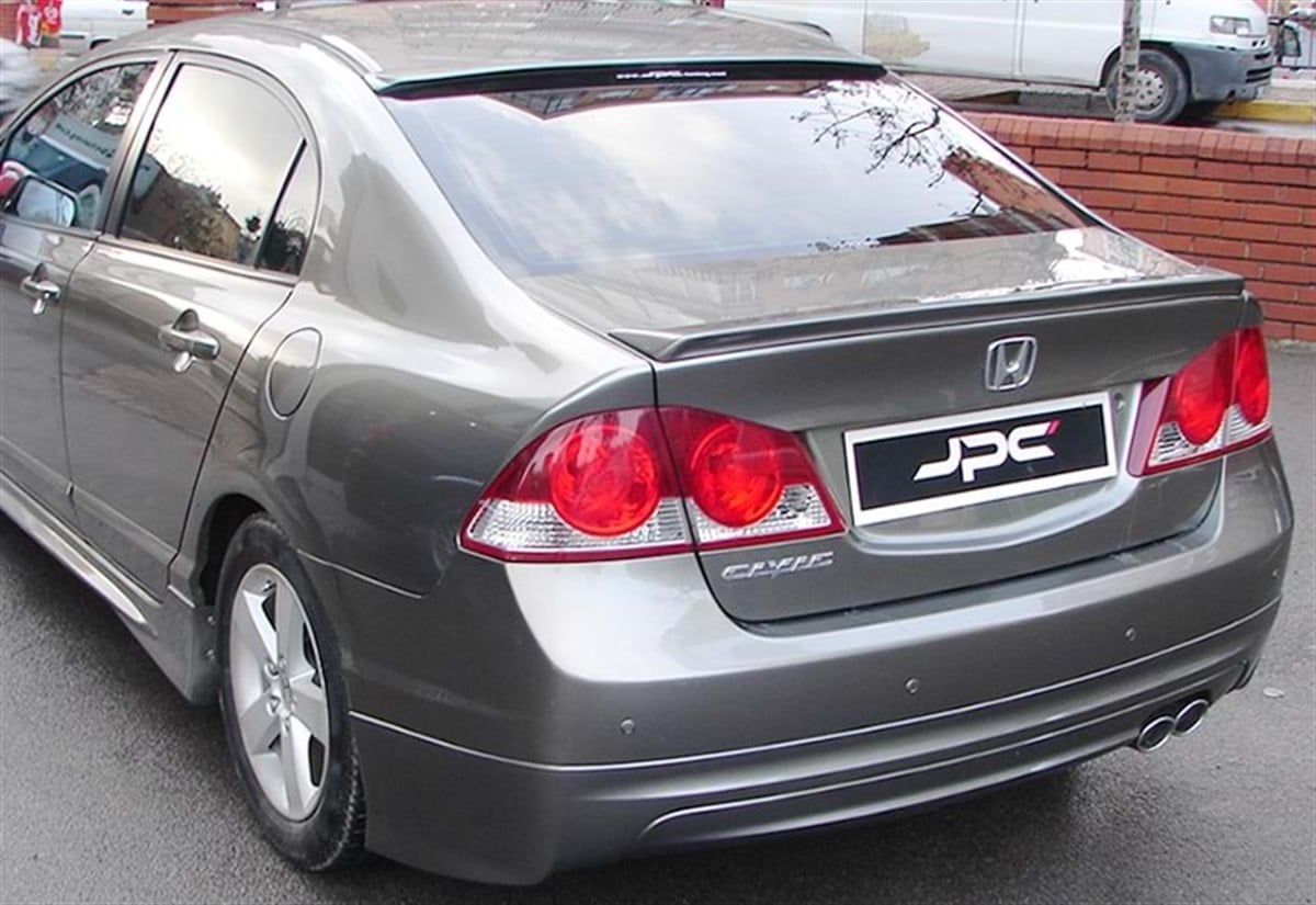 Civic FD6 Rear Trunk Anatomic Spoiler Raw Surface ABS  2006-2011 2006-2011  FD6 - FD6 FL