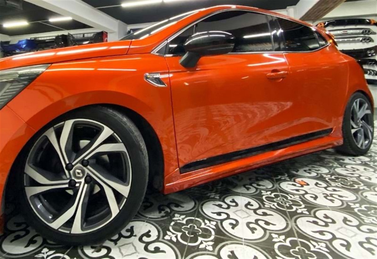 Clio 5 Sport Side Skirts Raw Surface Vacuum Plastic  2019 - Later 5