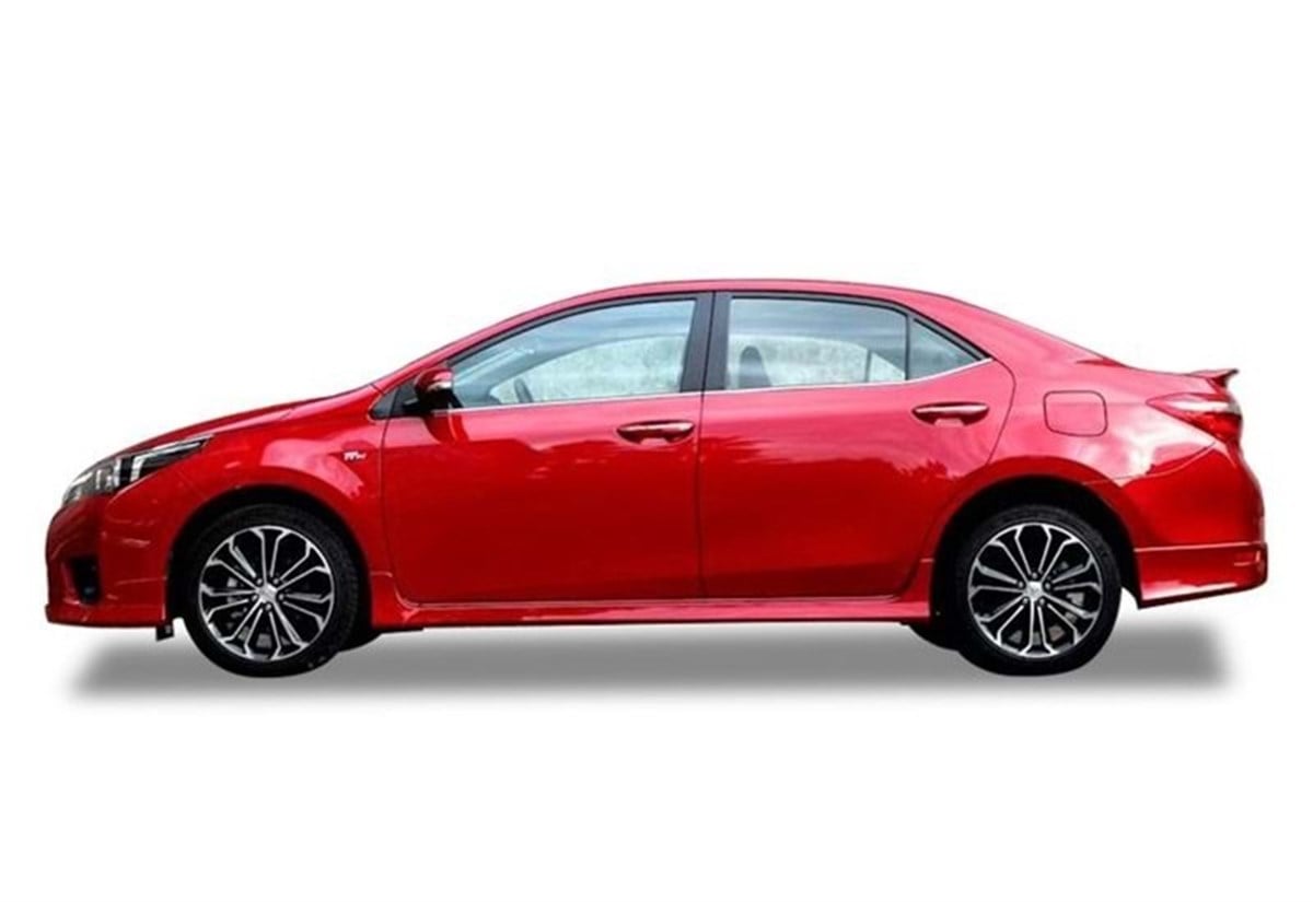 Corolla E170 Twin Side Skirts Raw Surface Vacuum Plastic  2013-2018 E170 E170 FL