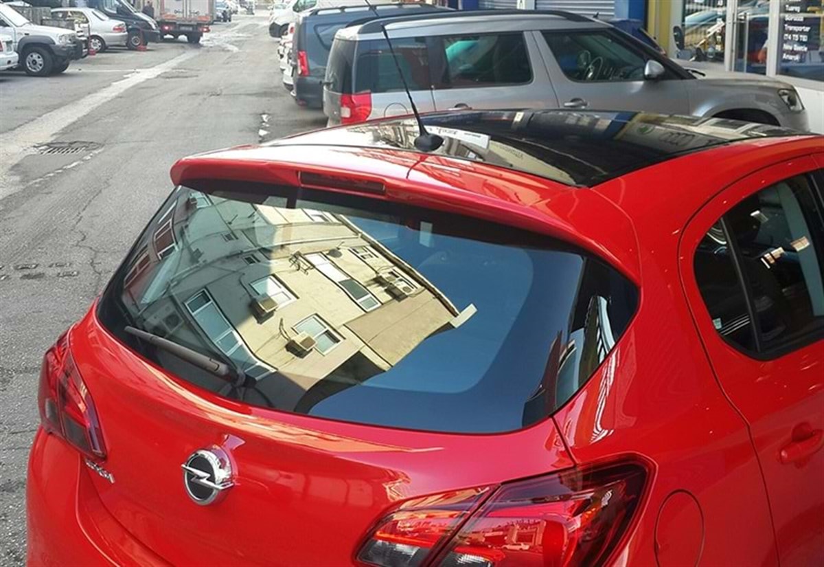Corsa E Sport Spoiler Raw Surface Vacuum Plastic  2014-2019