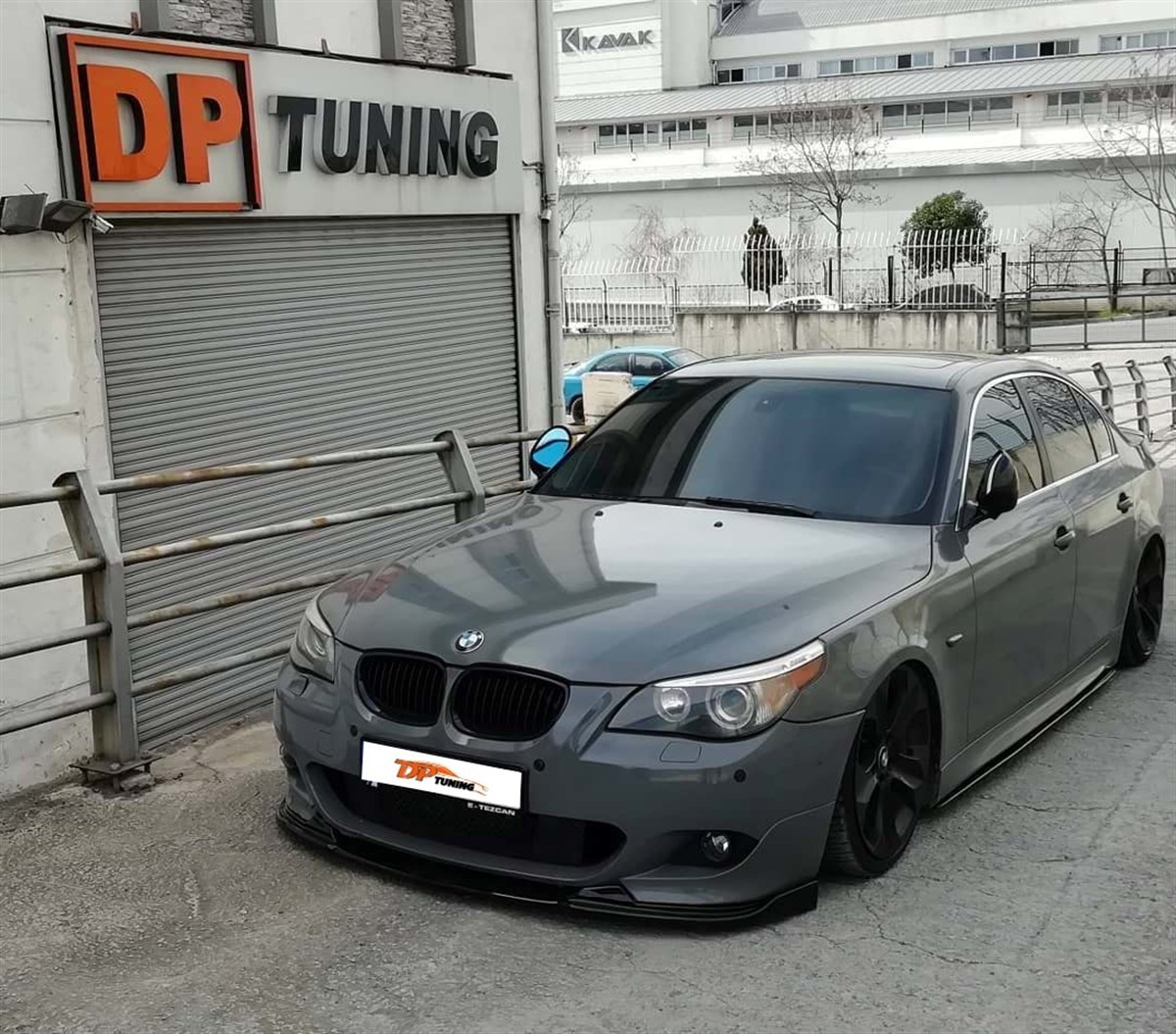 E60 M Sport  M Technic Hamann Front Lip Piano Black Vacuum Plastic  2003-2010 E60-E60 LCI