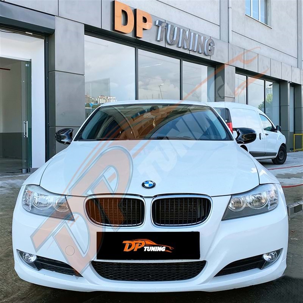 E90 LCI Batman Mirror Cover Piano Black  2008-2011 E90 LCI