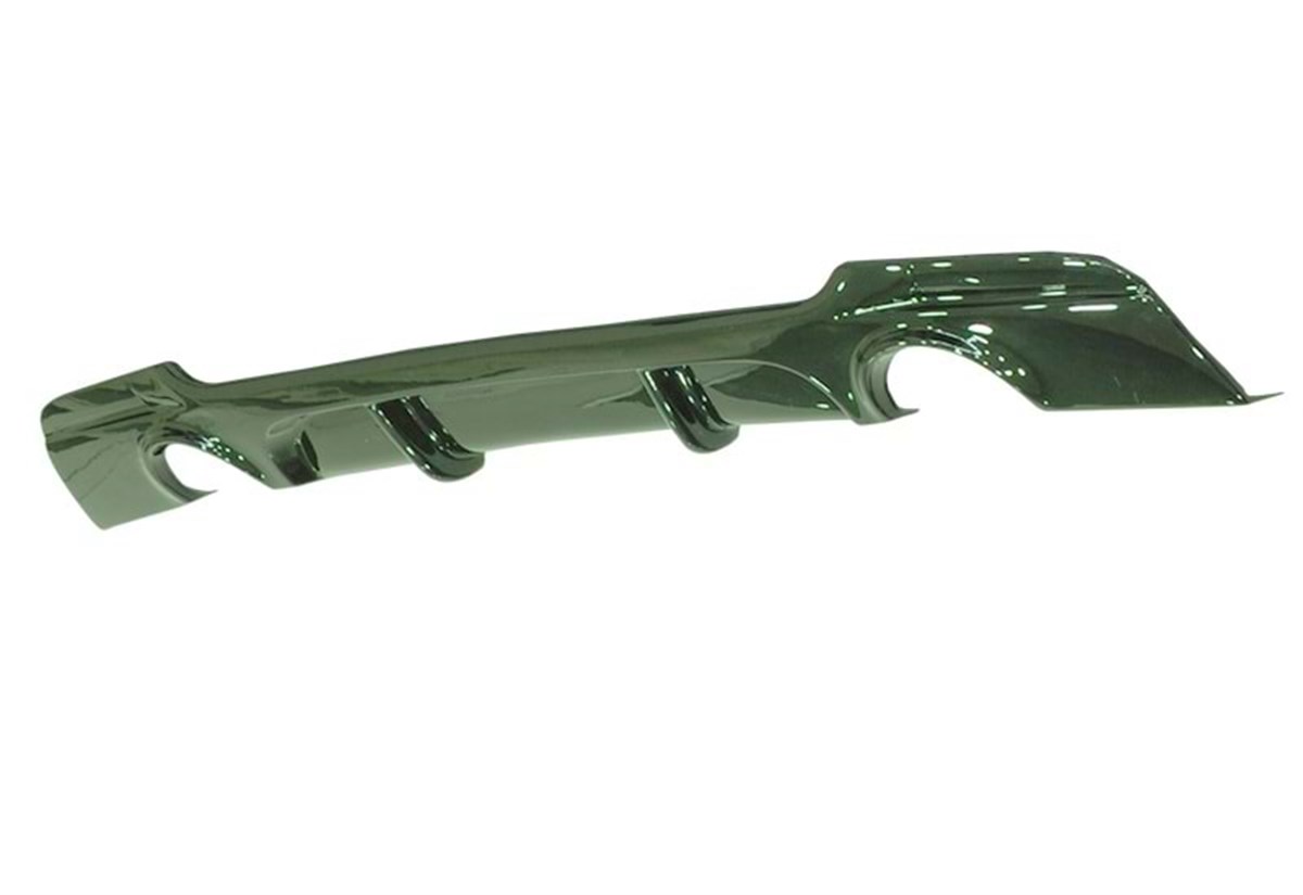 E92 - E93 M Sport  M Technic Rear Diffuser Left and Right Single Output Piano Black Vacuum Plastic  2007-2013 E92 E93