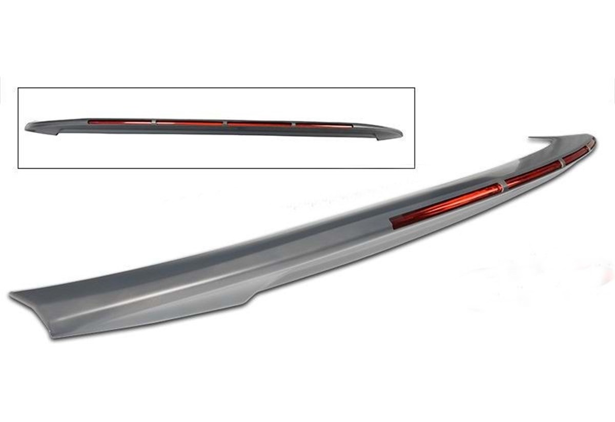 Elantra AD Ring Trunk TopSpoiler + Led Unpainted ABS  2015-2020 2015.2019 - 2019.2020  AD