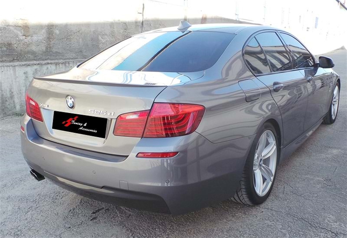 F10 M Sport  Technic Rear Trunk Spoiler Raw Surface ABS  2010-2017 2010-2017  F10-F10 LCI