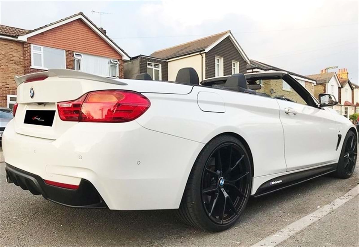 F33 M4 Cabrio Rear Trunk Spoiler Unpainted ABS  2013-2020 2013.2016 - 2016. ....  Cabrio F33, F33 LCI - 4 Series