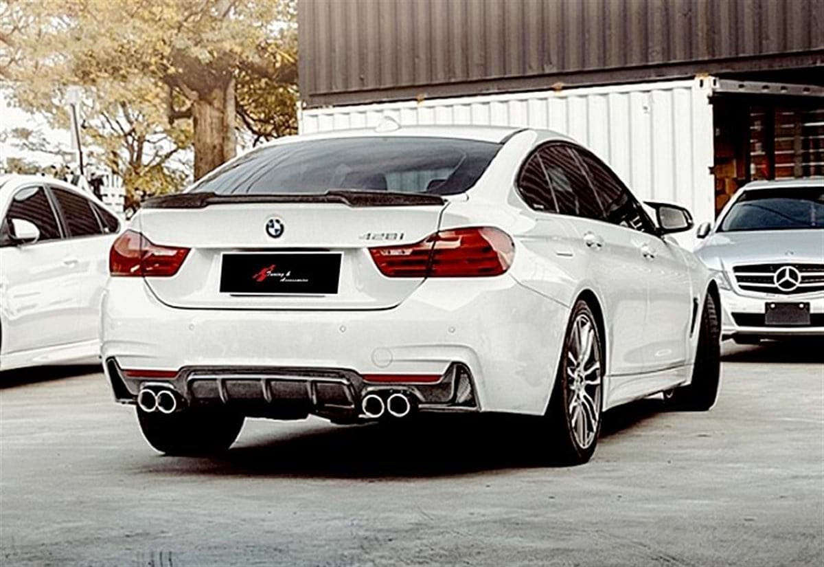 F36 Grand Coupe Rear Trunk M4 Spoiler Raw Surface ABS  2014-2020 2014-2020  F36 Grand Coupe