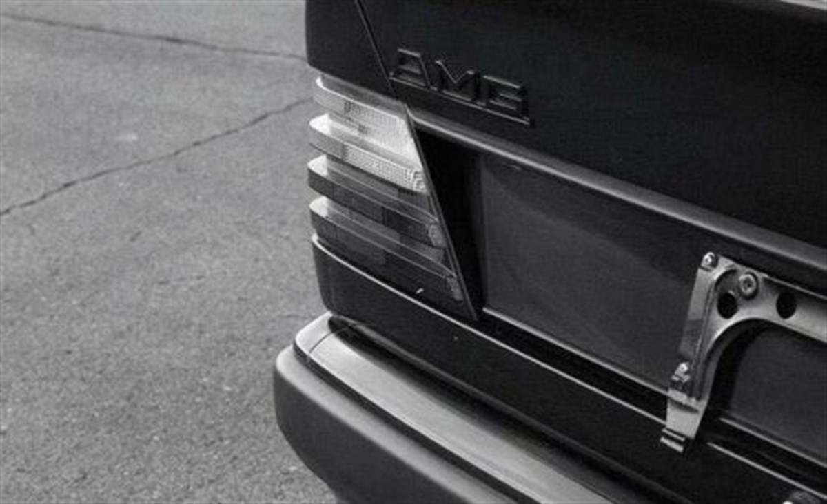 For AMG For Mercedes Pre Merger Black Classic R107 W124 W126 W201 emblem logo