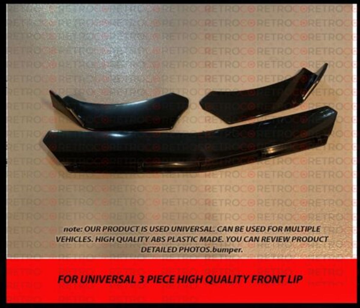 For Audi A3 12-16 sedan Hb FRONT SPOILER LIP ABS PLASTIC HIGH QUALITY