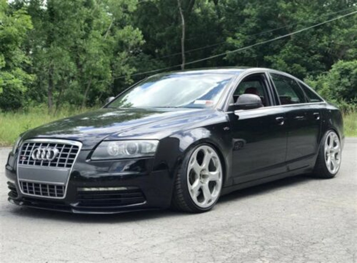 For Audi A6 C6 S6 S Line Front Bumper CUPRA R Euro Spoiler Lip Valance Splitter