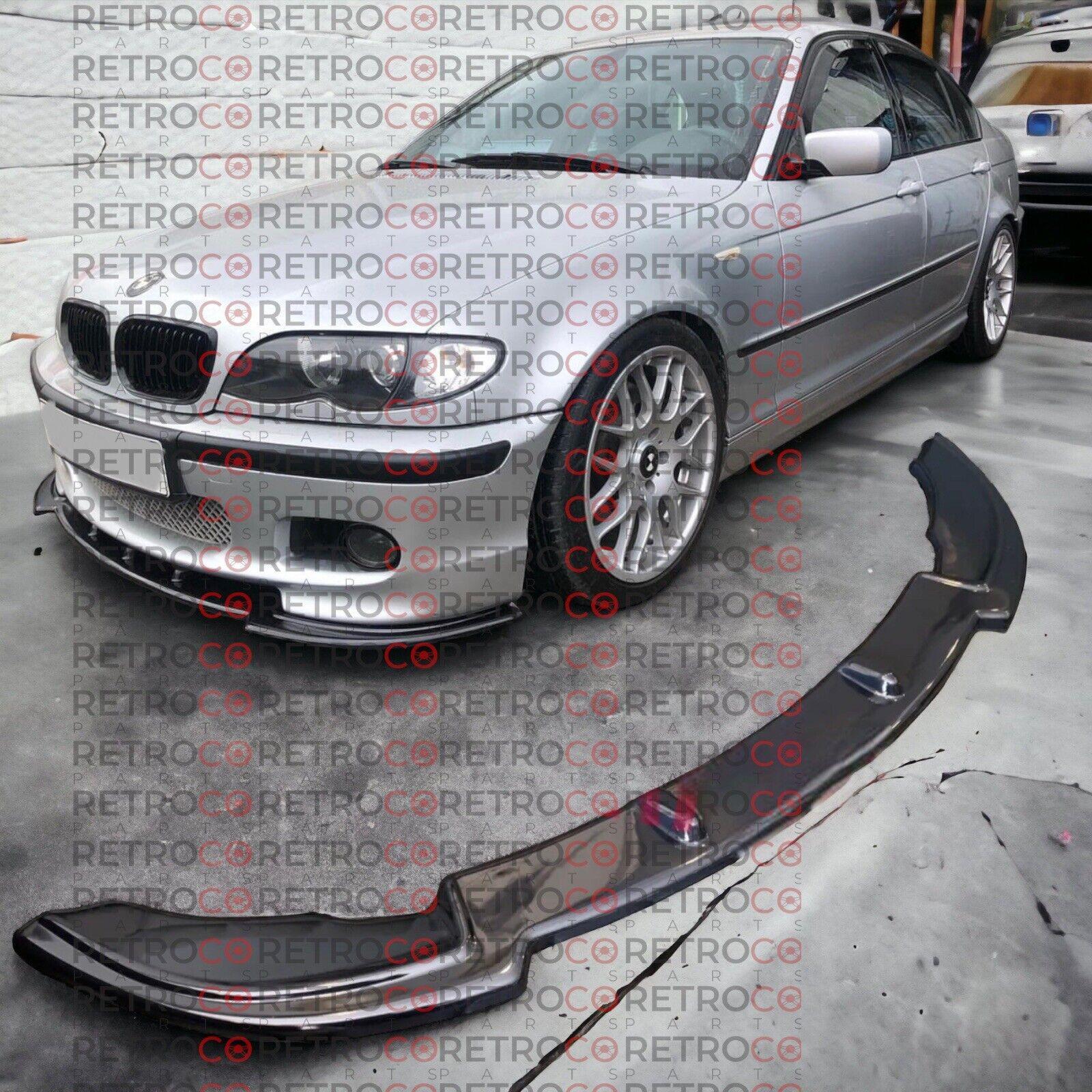 For Bmw 03-05 Sedan E46 M Tech Front Lip Splitter 320i 316i 318i 323i 325i Abs