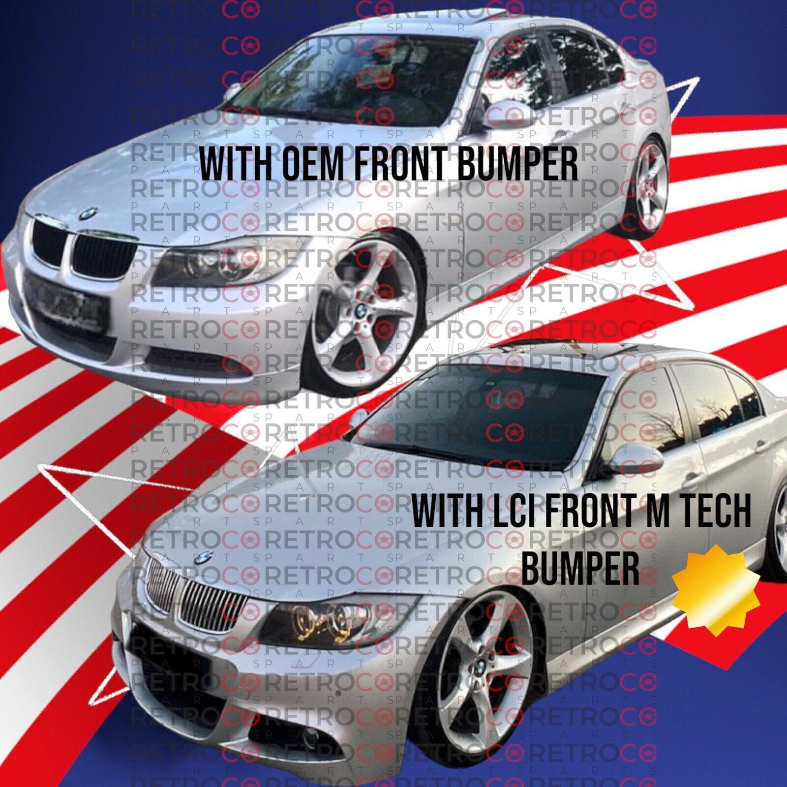 For BMW 2005-2008 E90 E91 4dr 3-Series M-Tech LCI Style Front Bumper