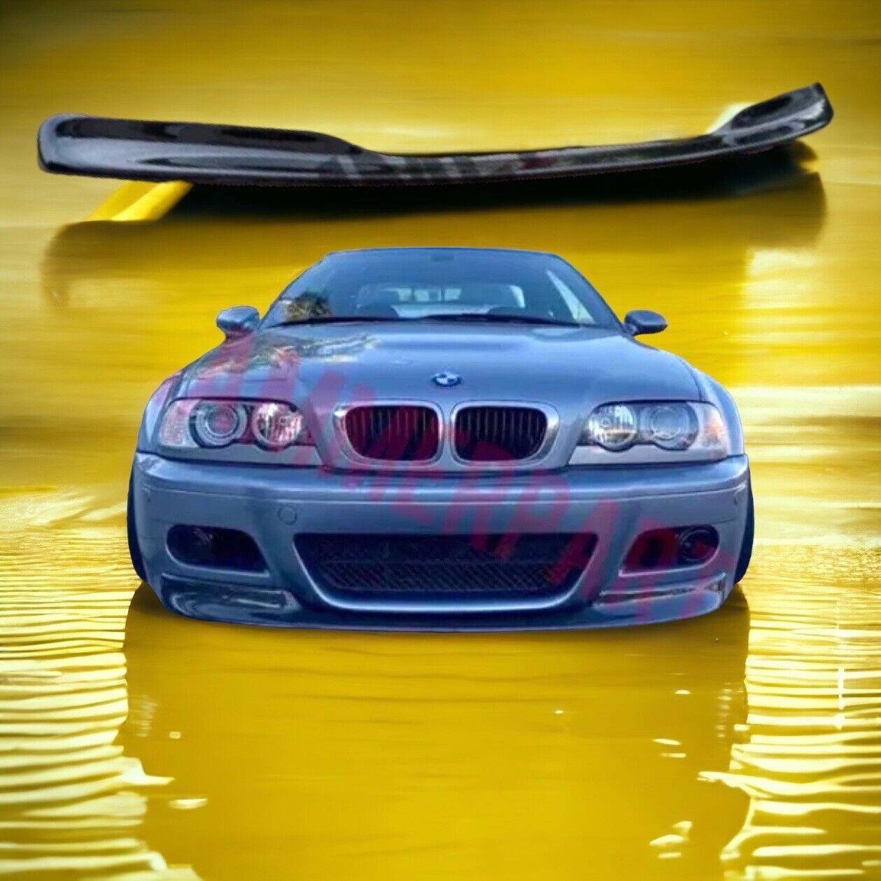 For BMW E46 M3 3 Series M3 And Csl Front Bumper Lip Spoiler Splitter Chin Gloss