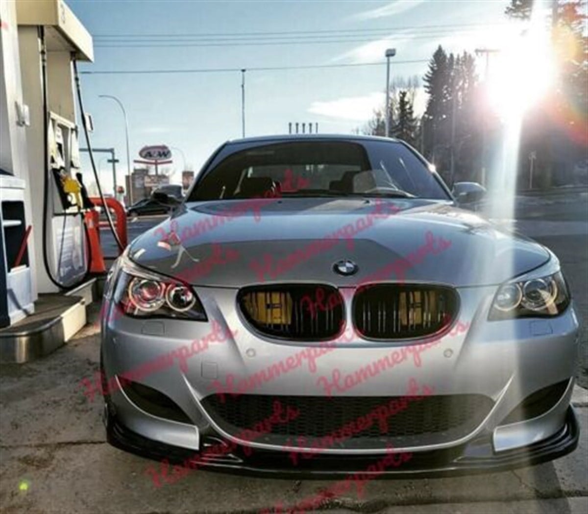 For BMW E60 E61 5 Series M5 Front Bumper Lip Spoiler M5 Style Fits 04-10