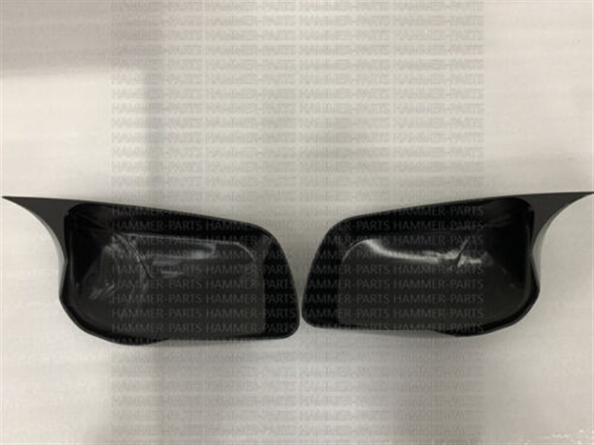 FOR BMW E60 E61 gloss Mirror Cover Piano Black 2003 2004 2005 2006 2007 2010