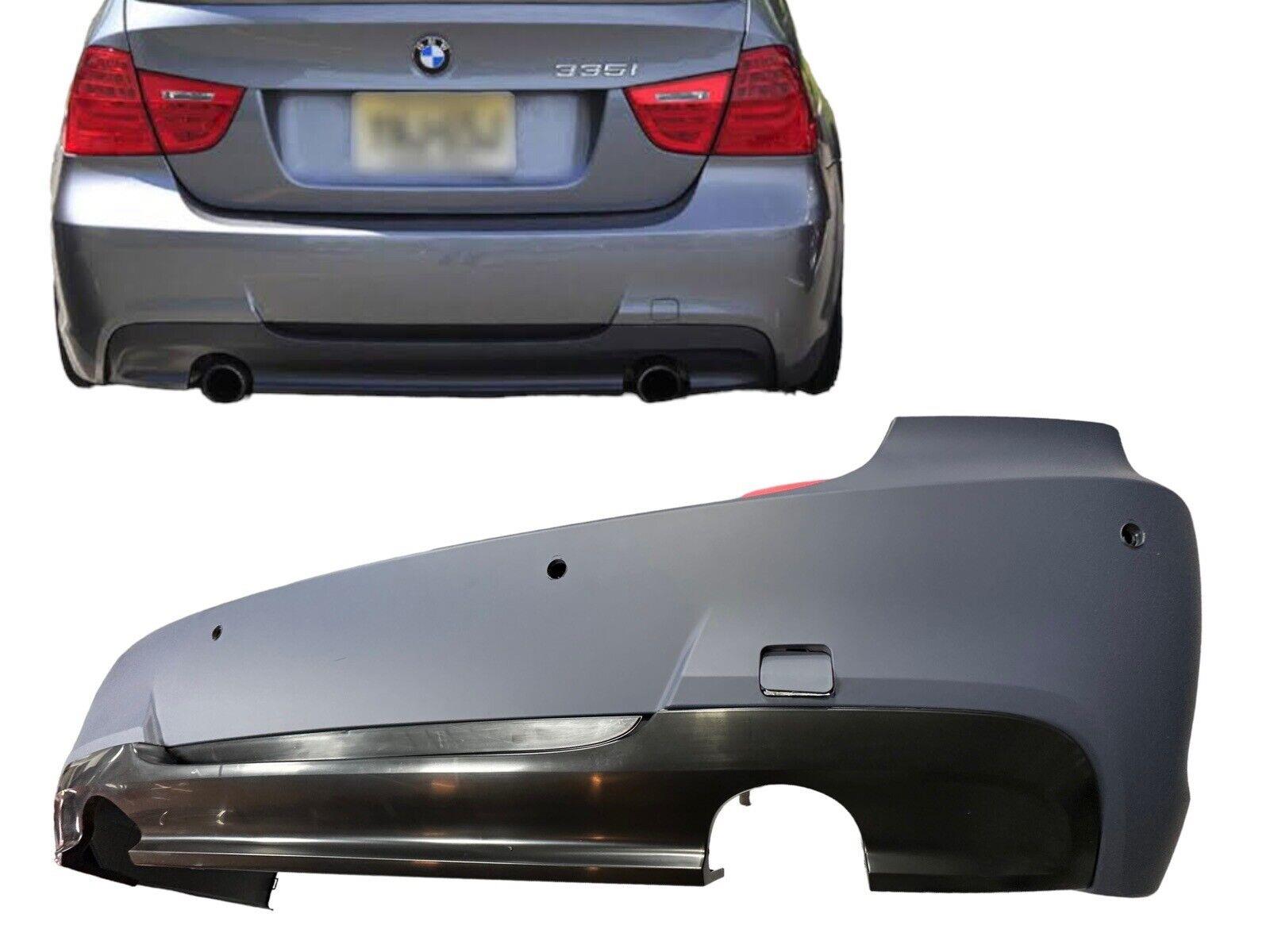 For BMW E90 M Tech 335i Stly 4dr sedan REAR BUMPER fitting 07-11 pp plastic pdc 