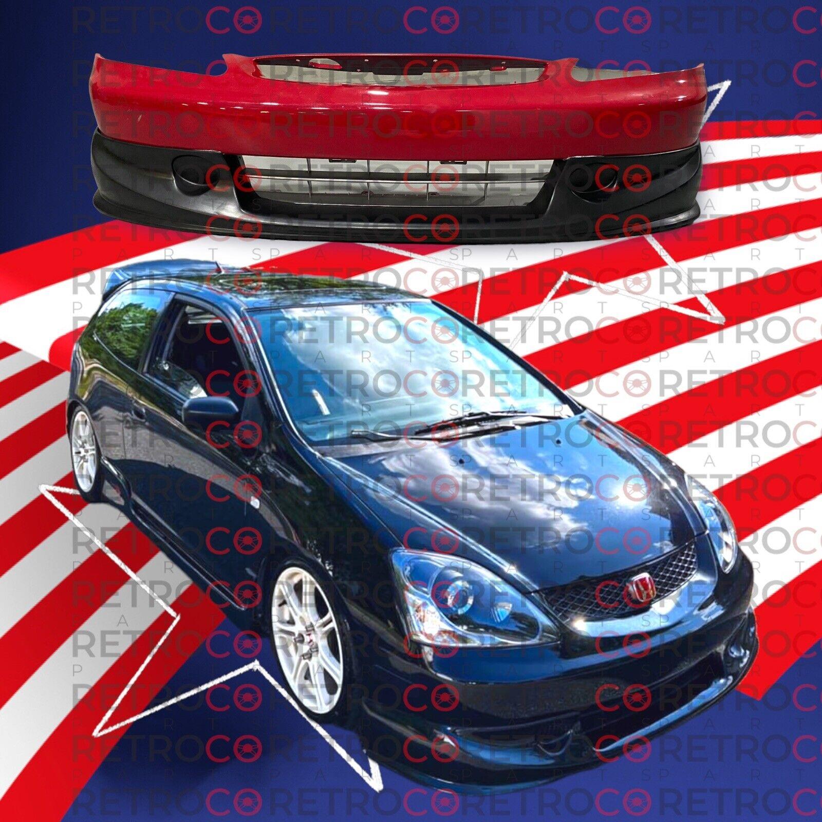For HONDA 7th GEN CIVIC Hb EP3 SI TYPER FRONT Lip Plastic 02 06 USDM US VERSION