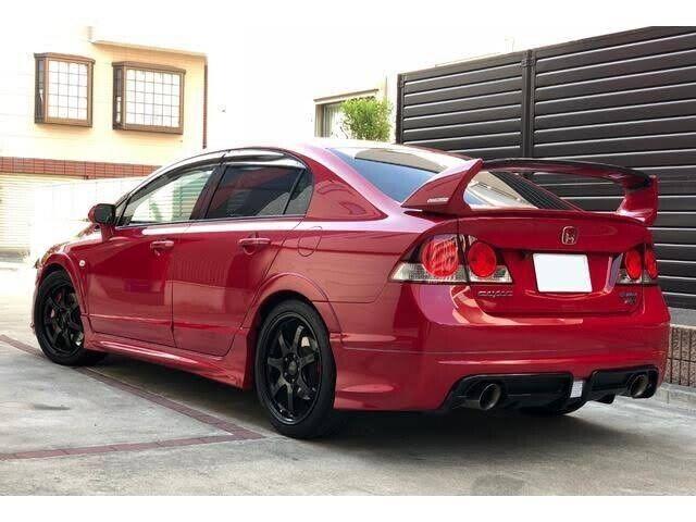 For Honda Civic Fd FD Fa si 2006 - 2011 Mugen RR Style Rear Bumper Diffuser -2