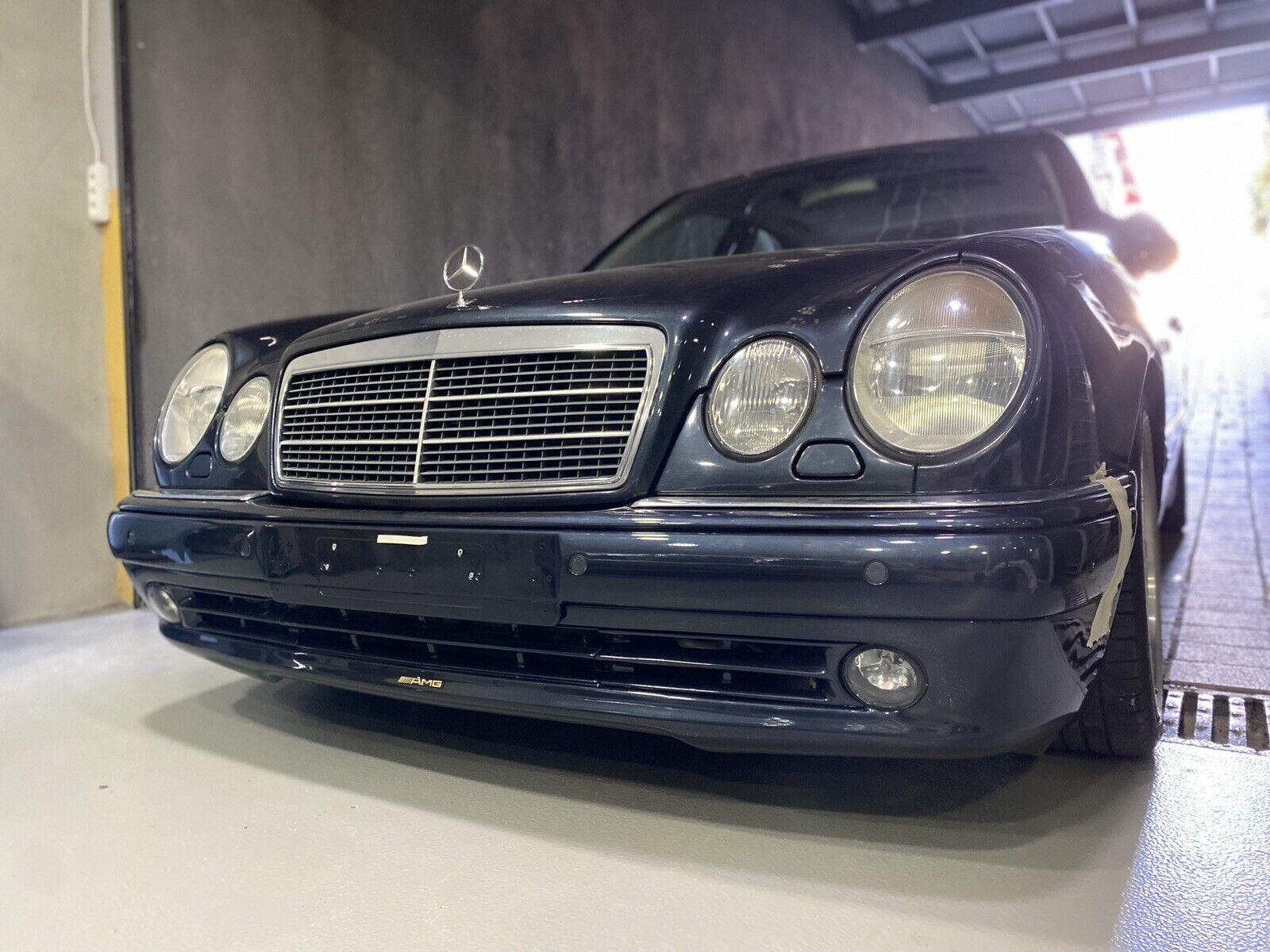 For Mercedes For Amg Chrome Emblem W124 E36 W210 E55 W202 C36
