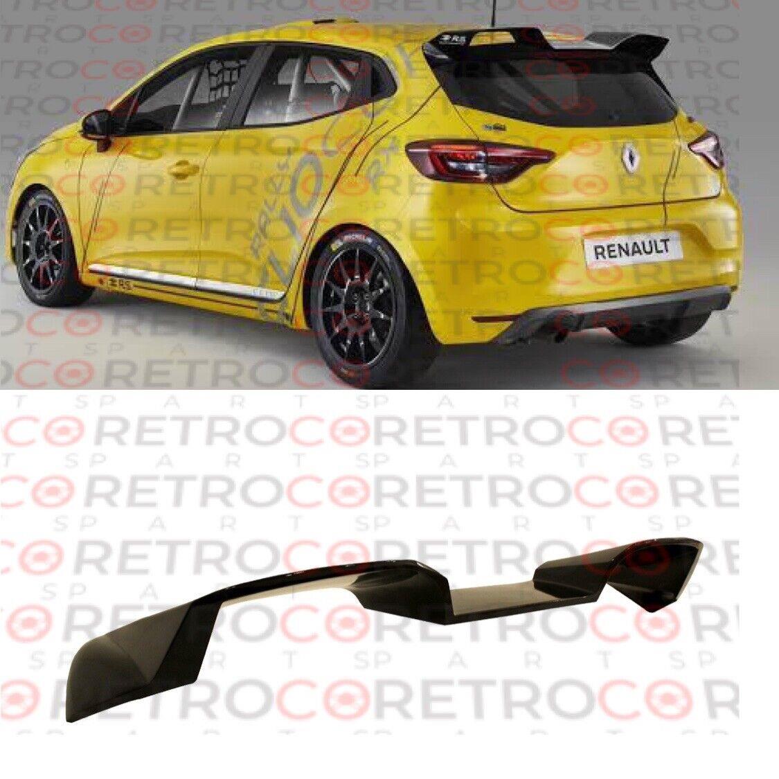 FOR RENAULT CLIO Mk5 5 RS Cup RSCUP TYPE SPOILER GLOSS BLACK PAINTED 2019- 2022 