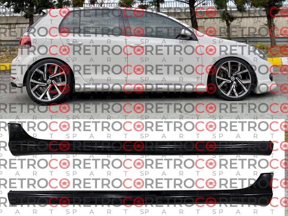 For Volkswagen For Vw Golf 6 GTI Style Side Skirts Plastic 2008-2012 MK6