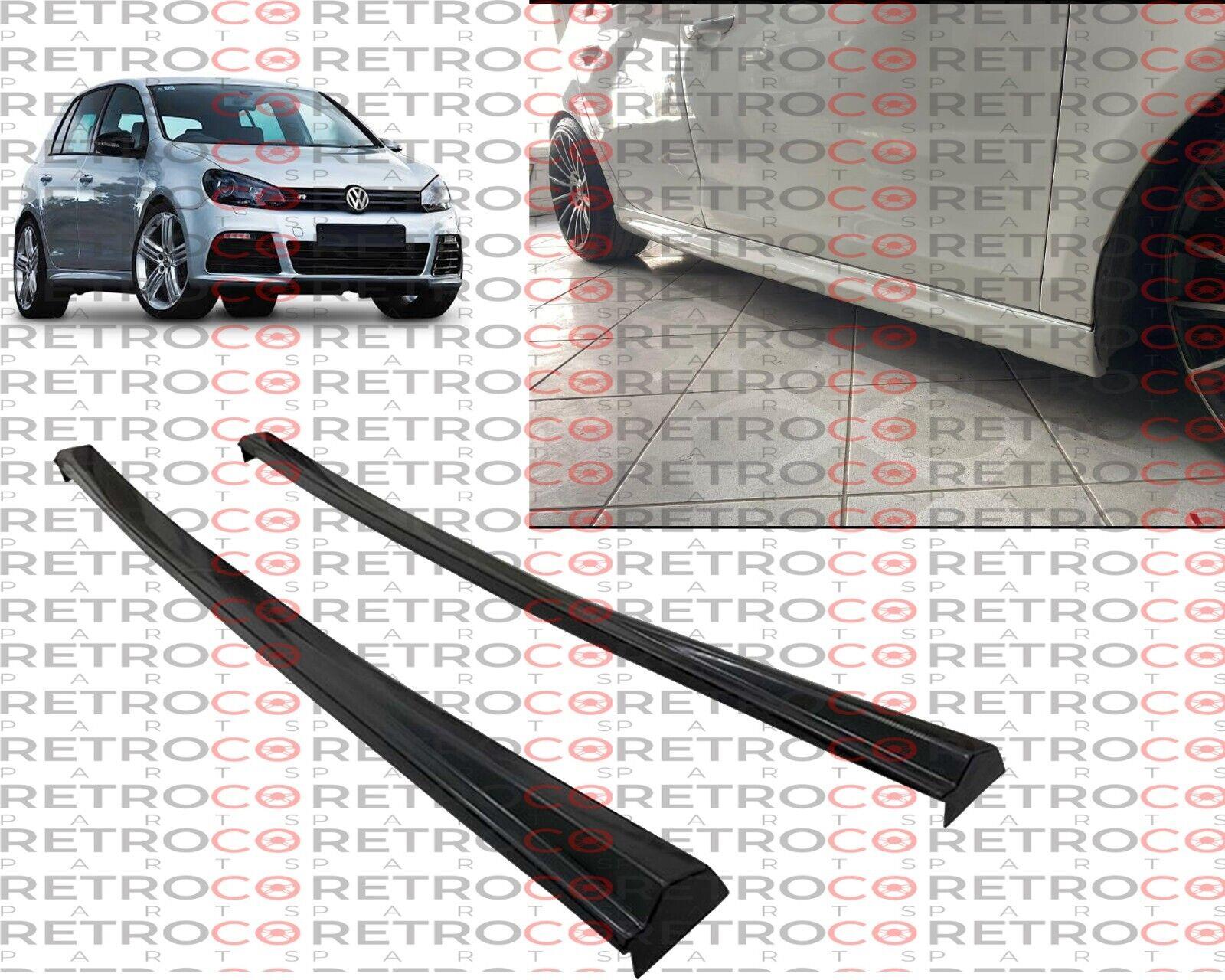 For Volkswagen For Vw Golf 6 R Style Side Skirts Plastic 2008-2012 MK6