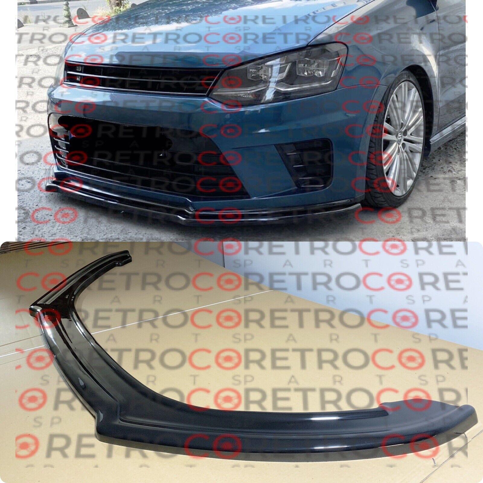 For Volkswagen Polo 6R 6c Wrc Front Bumper 2012 2020 Plastic Front Lip Splitter