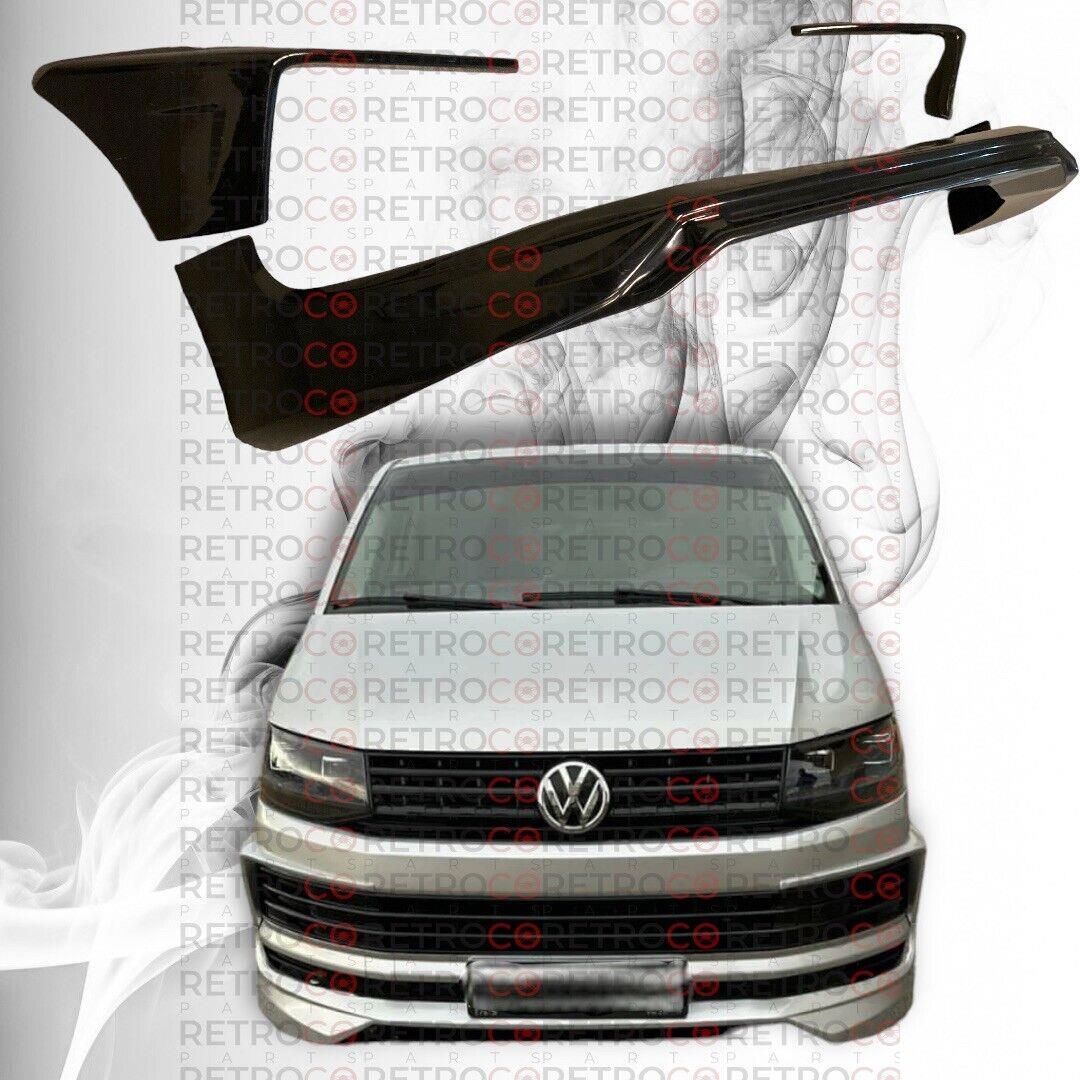 For Volkswagen T7 Front Bumper Lip Spoiler 3 Piece Splitter Chin